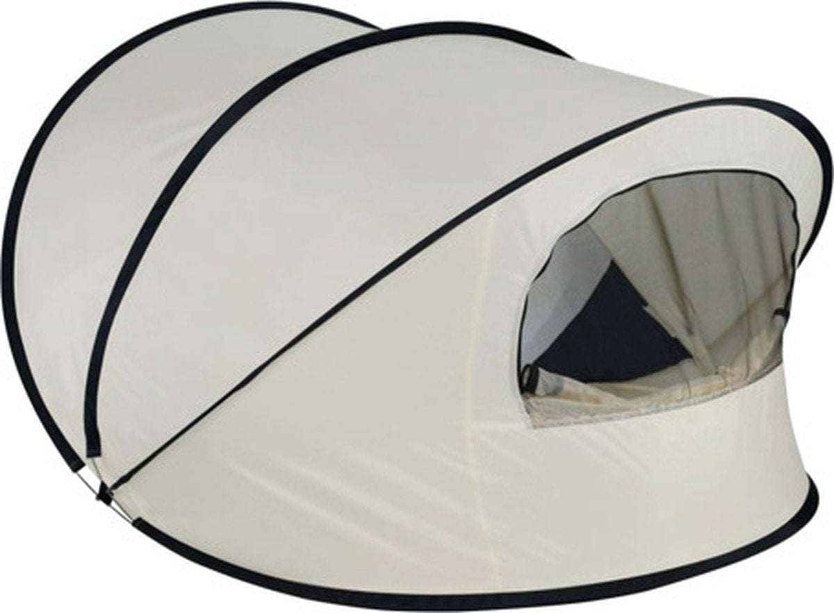  Deryan Luxe Pop Up Strandtent XXL - Anti-UV 50+ - Cream
