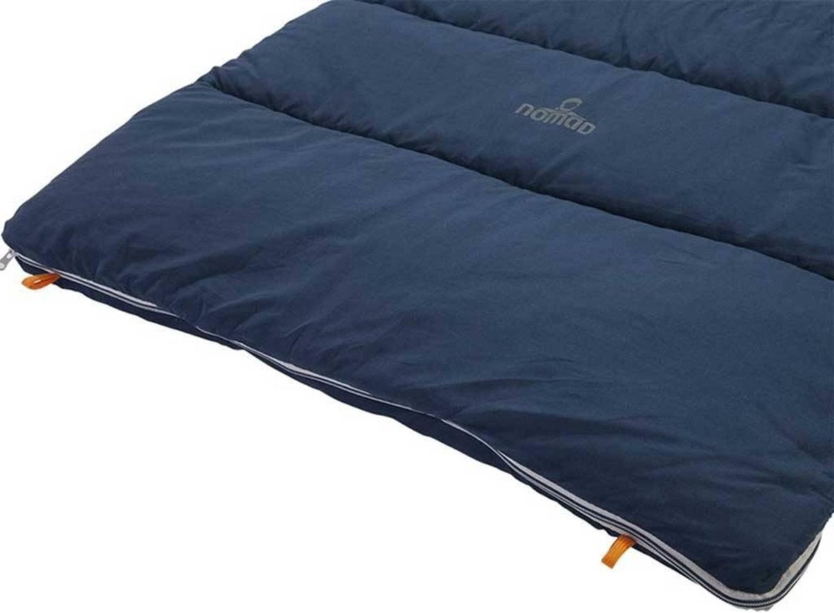  NOMAD® Brisbane Slaapzak | 205x80cm Blauw | Lichtgewicht &amp; Kwalitatief | Dekenmodel Slaapzak | Incl Hoes