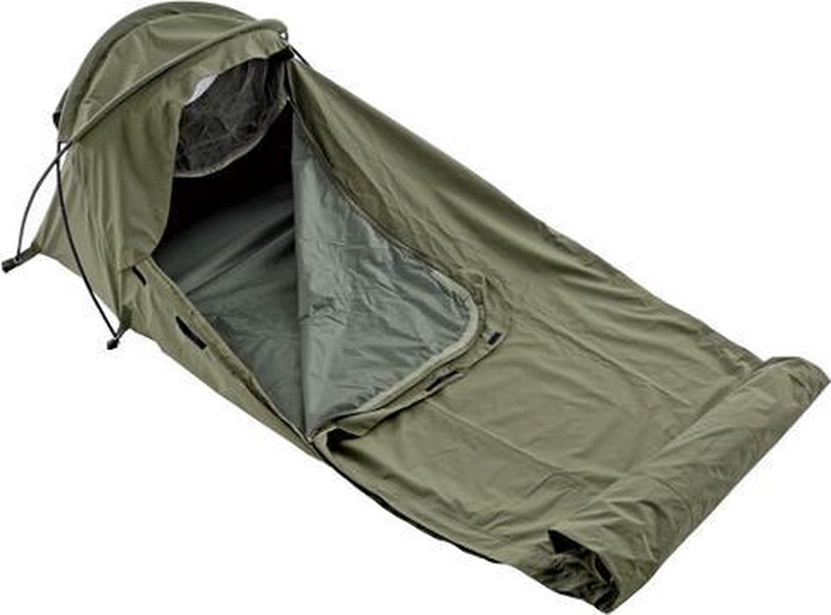  Defcon 5 Tent Bivi Bivvy Bag 1700 Gram - Groen - 1 Persoons