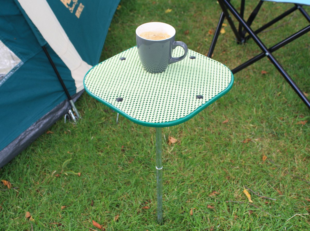  NordFalk Campingtafel 25x25x47 Cm - Aluminium Priktafel / Kampeertafel - Afschroefbare Tafelpoot