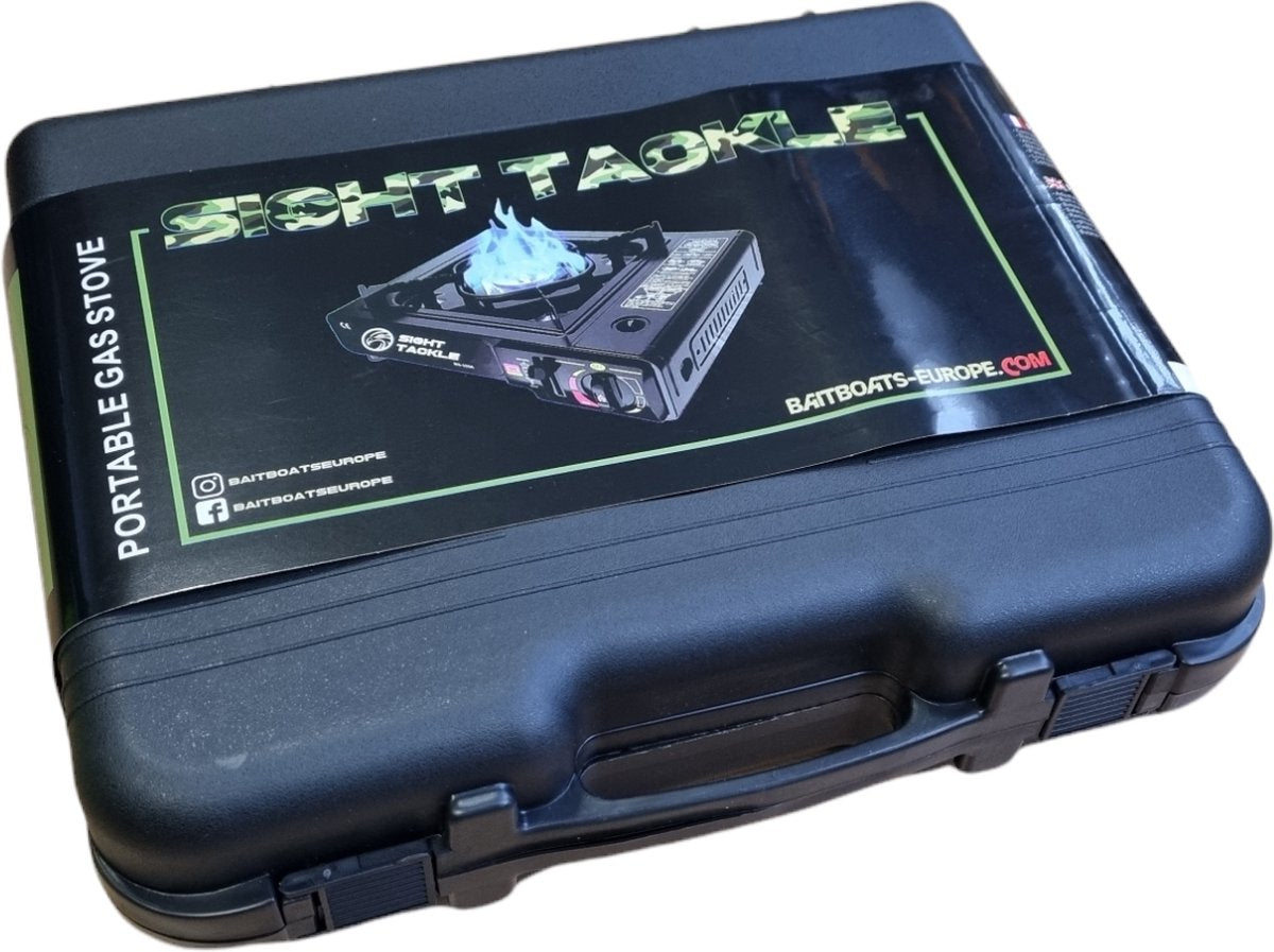  Camping Kookstel - Kooktoestel - Kampeer Kookstel - Gasstel - Gaspit - Kookplaat - Elektronische Ontsteking - 2 Stuks
