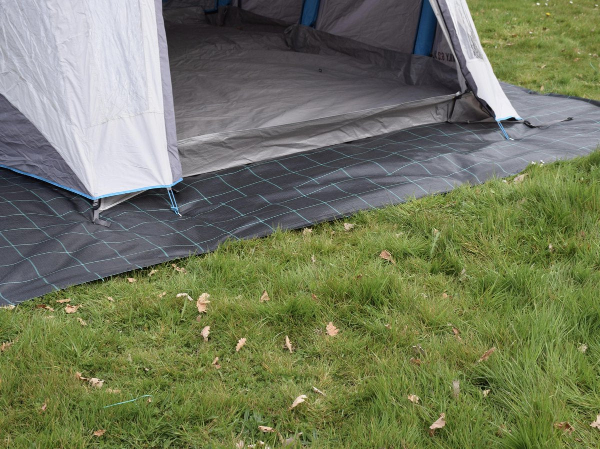 Campingdoek - Gronddoek - Worteldoek 5,25M X 8M Totaal 42M² + 15 GRATIS Grondpennen. Hoge Kwaliteit, Lucht En Water Doorlatend.
