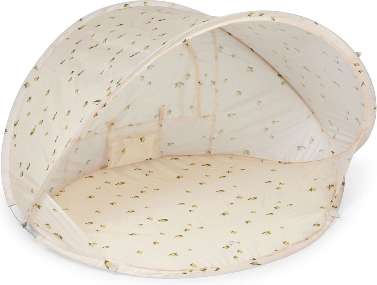  Konges Sløjd - Beach Tent Pop Up Shelter - Strandtent - Tent - Anti UV - Lemon