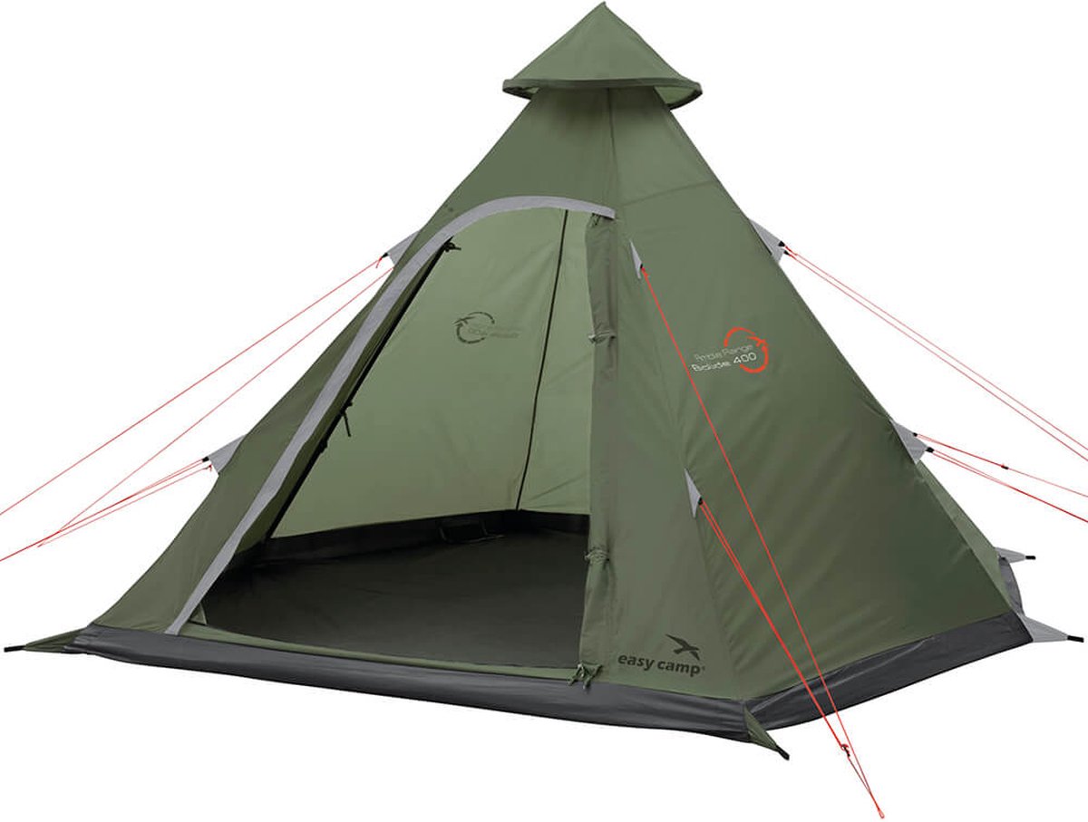  Easy Camp Tent Bolide 400 - Rood - 4 Persoons