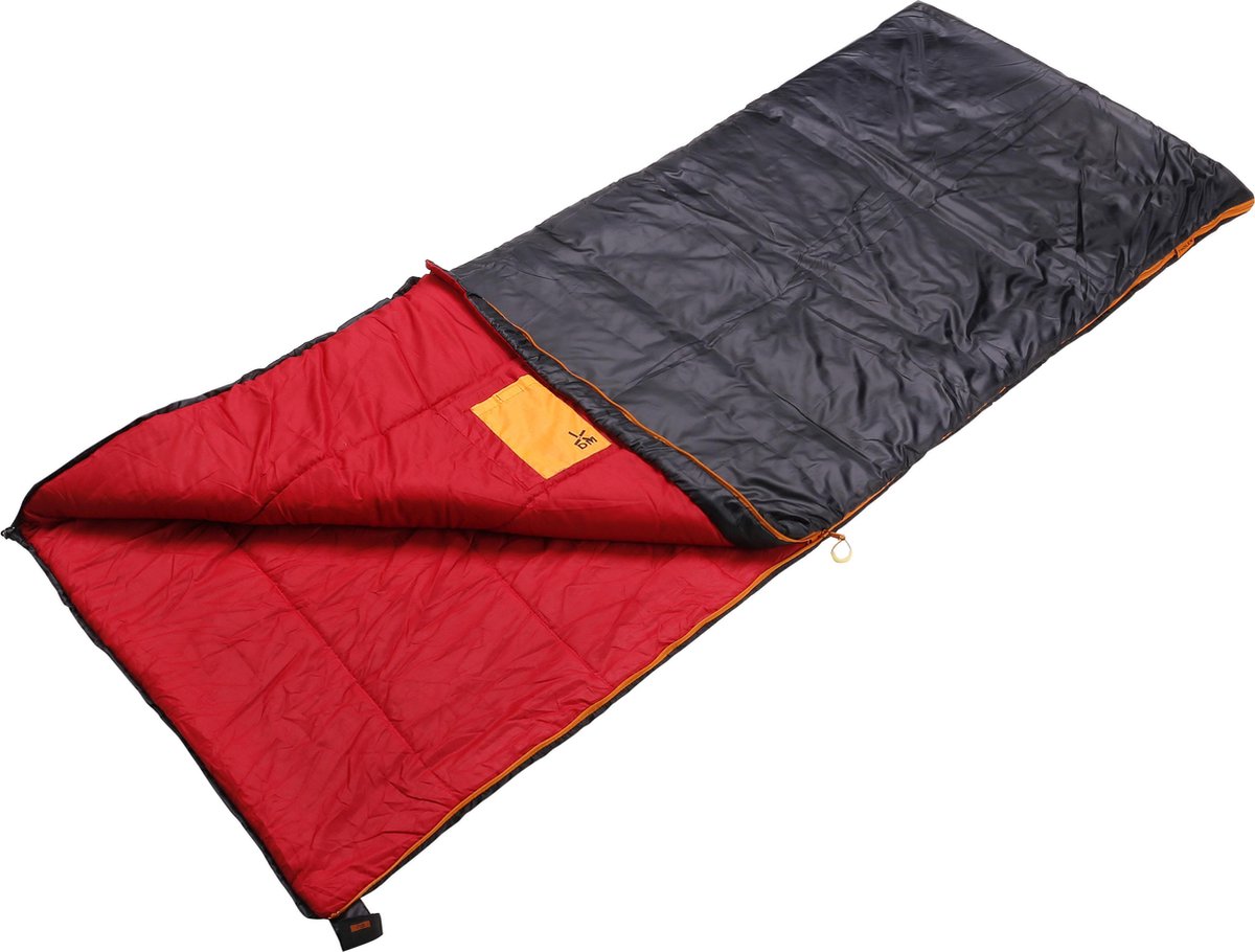  Dutch Mountains Slaapzak Tholen - 200 X 80cm - Aanritsbaar - Slechts 1140 Gram – Polyester - Tochtstrip En Compressiehoes
