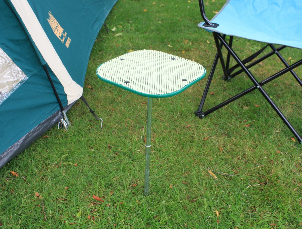  NordFalk Campingtafel 25x25x47 Cm - Aluminium Priktafel / Kampeertafel - Afschroefbare Tafelpoot