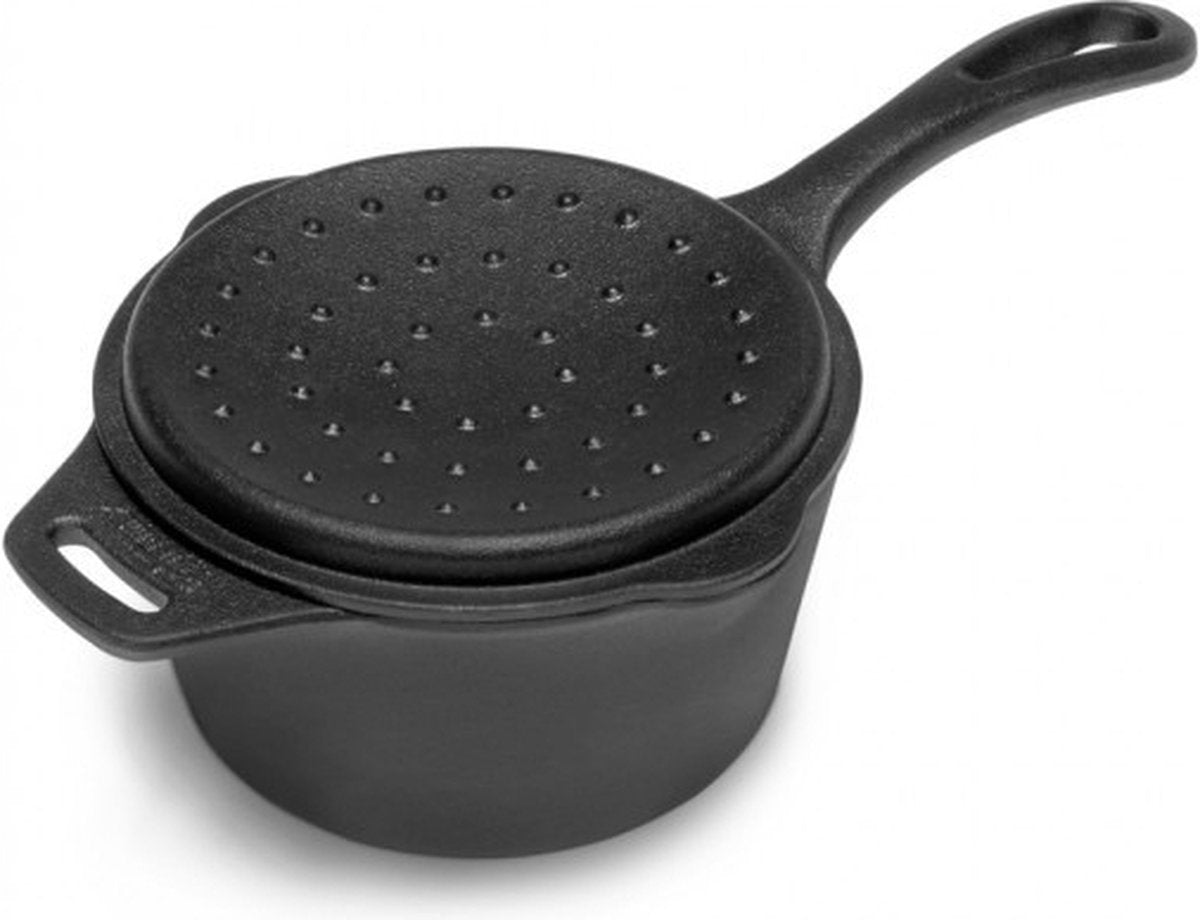 Petromax KR1 Gietijzeren Steelpan Met Deksel (1 Liter)