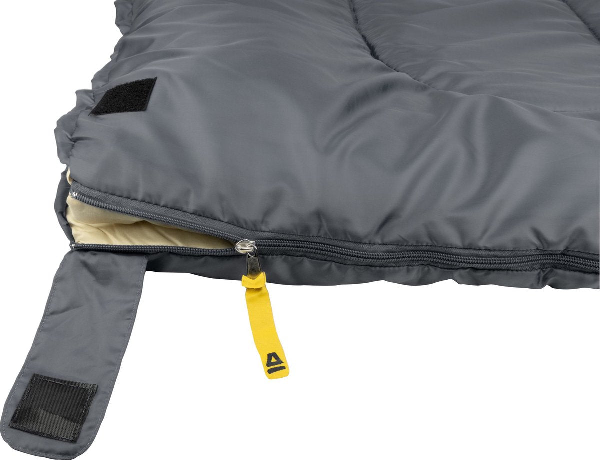  Abbey Camp Slaapzak Amsterdam - 2-pack - Dekenmodel - 210 X 85 Cm - Grijs