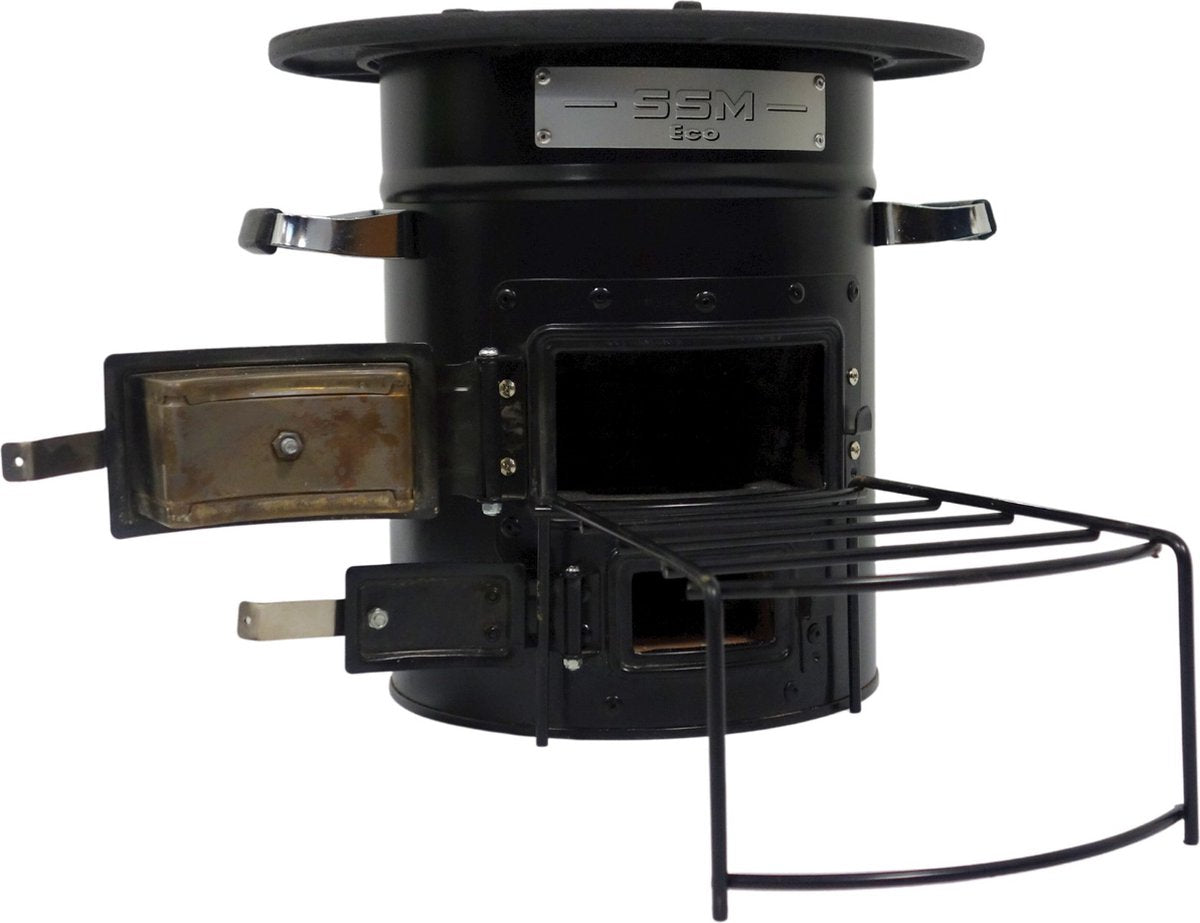  Dutch Rocket Stove - Rocket Stove - Kooktoestel Op Houtvuur - Met Draagtas - Dutch Oven