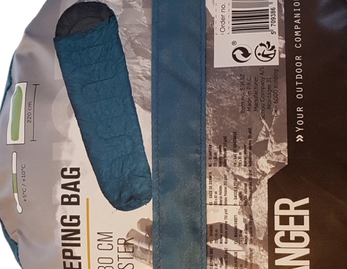  Max Ranger - XL Mummieslaapzak Blauw 220 X 80 Cm - Extra Grote Mummieslaapzak - XL Mummie Slaapzak Blauw