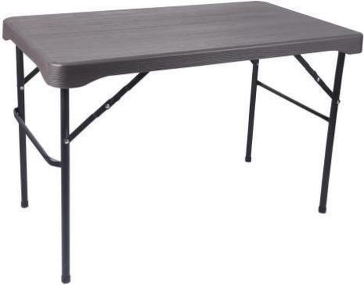  Rijoka Campingtafel Met Banken - Houtlook | Inklapbare Picknickset 108 X 60cm