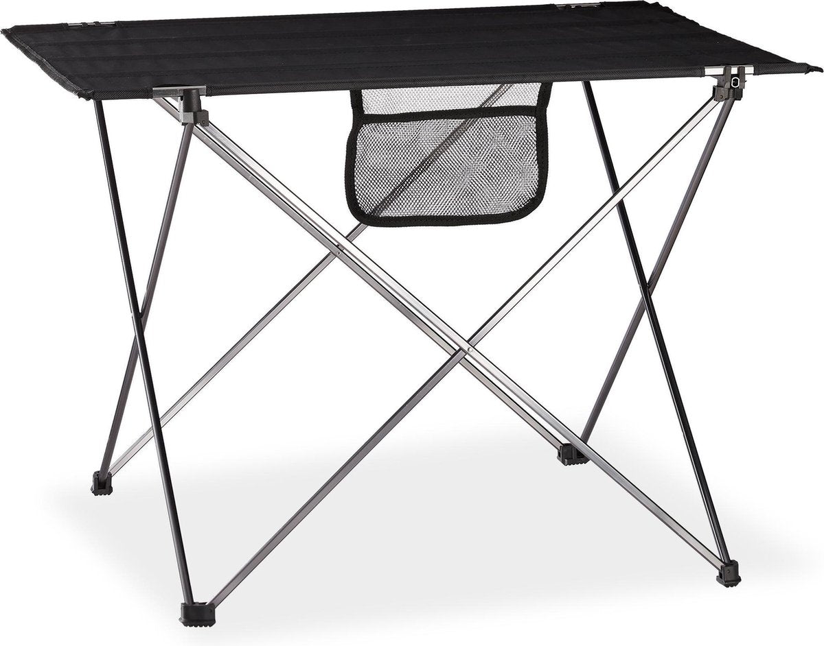  Relaxdays Campingtafel Inklapbaar - Kampeertafel - Klaptafel - Picknicktafel - Draagzak