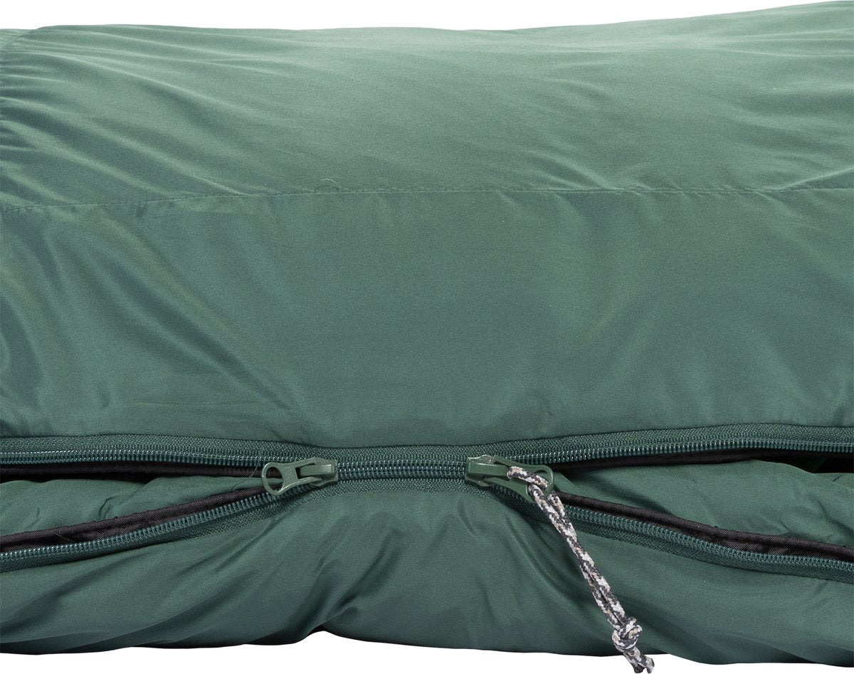  NOMAD® Triple-S Premium Plus Slaapzak (Links) | 220x80cm Groen | Lichtgewicht &amp; Kwalitatief | Slaapzak | Incl Hoes