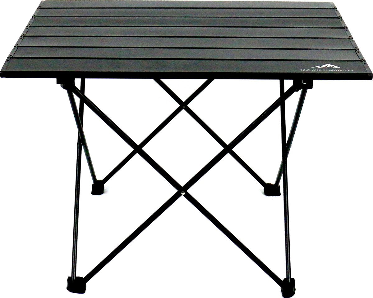  TS - Ultra Licht - Aluminium - Kampeertafel - Met Draagtas - Camping Tafel - Reistafel - Draagbare Picknicktafel - Opvouwbare - Opklapbaar - Compact