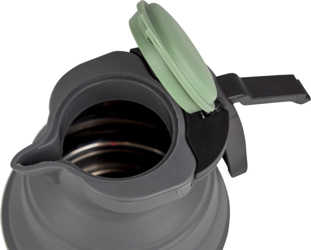  Bo-Camp Theeketel - Opvouwbaar - 1.2 Liter - Siliconen/rvs