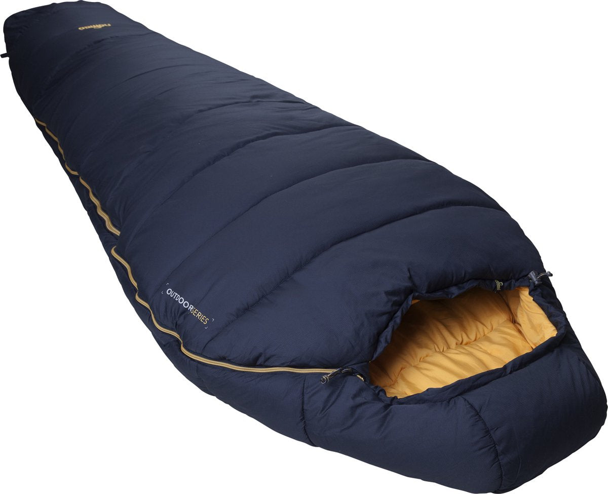  NOMAD® Inca 1200 Slaapzak | 210x80cm Blauw | Lichtgewicht &amp; Kwalitatief | Mummy Slaapzak | Incl Hoes