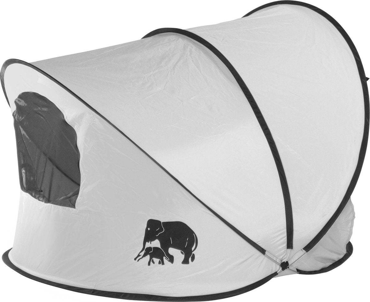  Deryan Luxe Pop Up Strandtent XXL - Anti-UV 50+ - Zilver