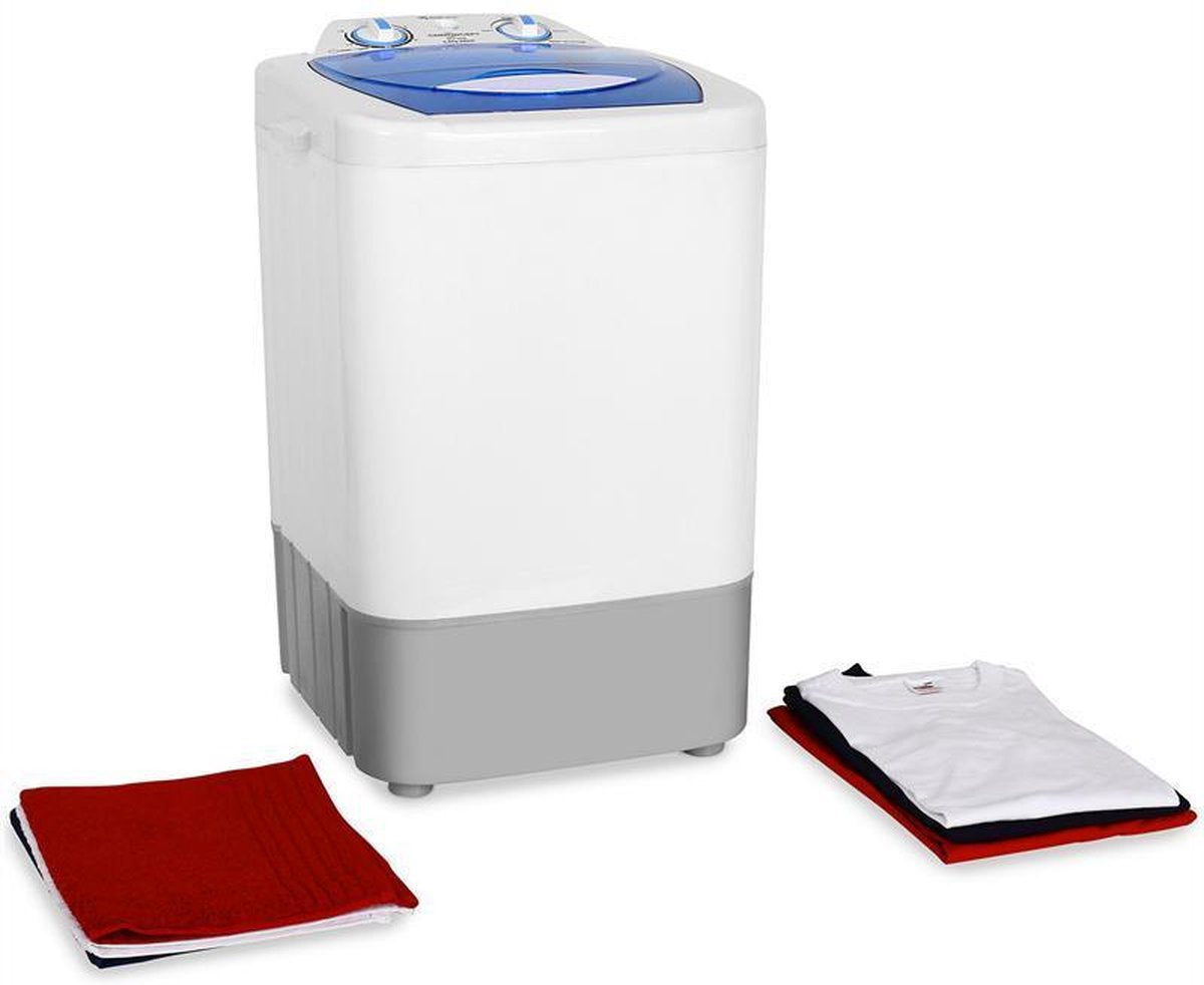  OneConcept SG002 Mini-Waschmaschine Voor 2,8 Kg - 250W Wasvermogen - 2 Programma's - Waterdicht - Wit
