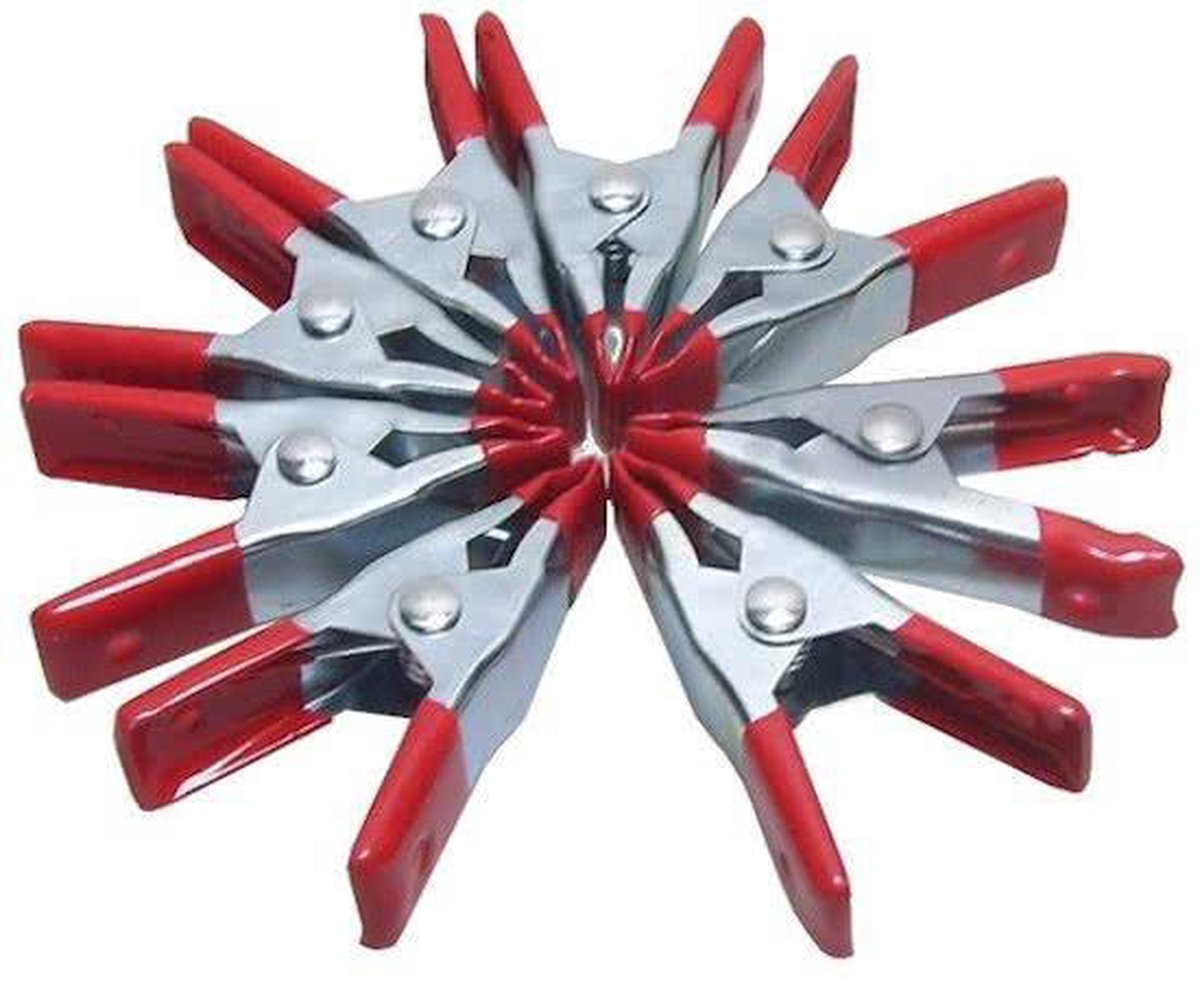  Benson Metalen Veerklem - 50 Mm - 8 Stuks