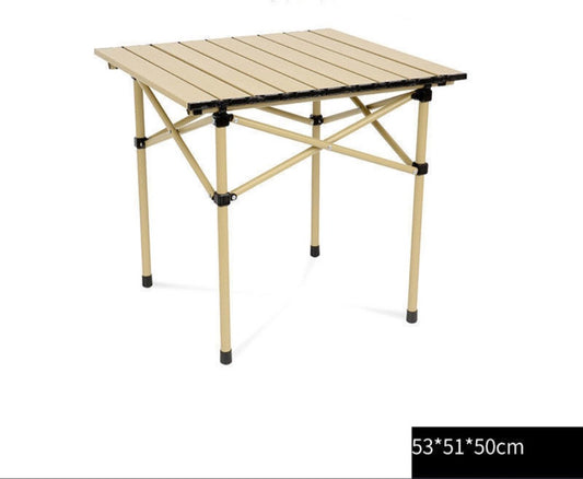 Merkloos Camping Tafel Met Stoelen - Inklapbaar - Camping Set - Kamperen - Outdoor - Lichtgewicht