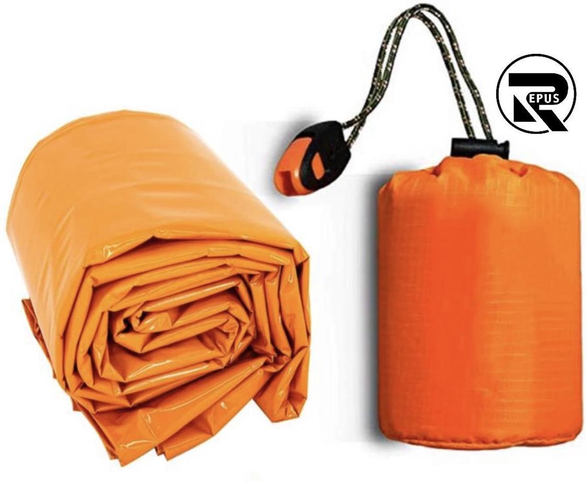  REPUS Nood Slaapzak | Life Bivy | Travel Safe |Lichtgewicht Slaapzak | Bivakzak | Extreme Light |Camperen | Outdoor | Camping | Musthave |Slaapzak | Wandelen | Tent | Reizen | Roadtrip |