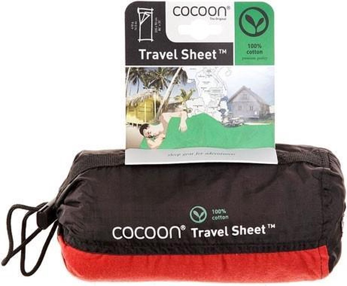  Cocoon TravelSheet - Lakenzak - Katoen - Ultramarine Blue