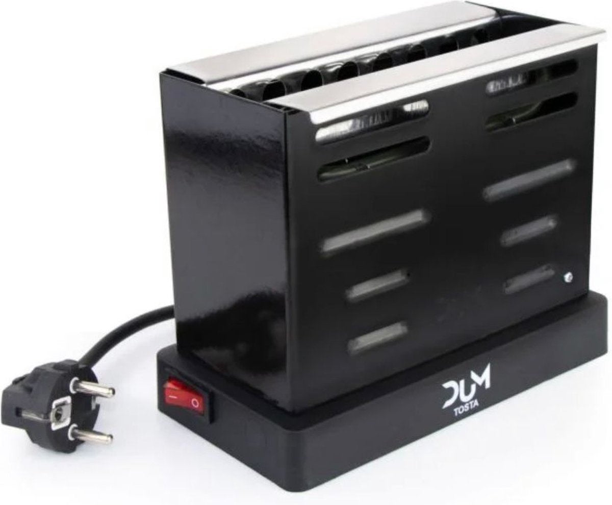  Kolenbrander Elektrische Dum Tosta - Kolenstarter - 800 Watt - Kolenverhitter - Kolen Opwarmen - Kooltjes - Kolen - Coco - Verwarmer - Amy Deluxe - Camping Kooktoestel - Kooktoestel Camping - Kookplaat -BBQ Starter – Shisha - Waterpijp