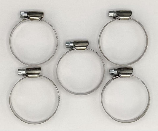  5X RVS SBS Slangen Klem Spanwijdte 32-50mm, 12 Mm Breed (WS2EUR)