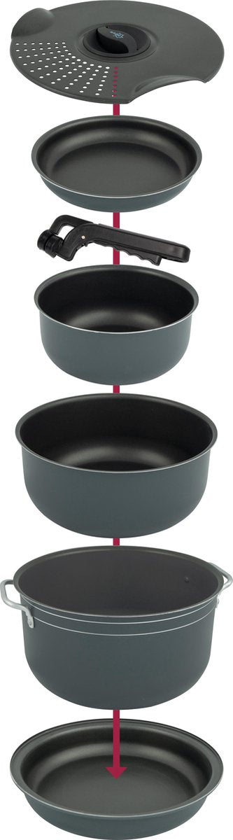  Bo-Camp Pannenset - Camping - 7-delig - Aluminium