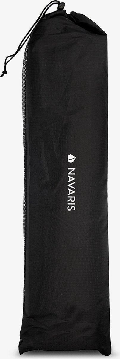 Navaris Campingtafel - Inklapbaar Campingtafeltje Van Aluminium - Opvouwbare Tafel Inclusief Draagtas - Picknicktafel - Zilver