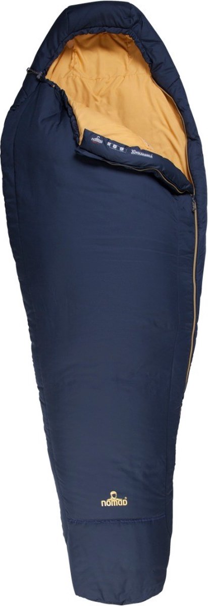  NOMAD® Inca 1200 Slaapzak | 210x80cm Blauw | Lichtgewicht &amp; Kwalitatief | Mummy Slaapzak | Incl Hoes