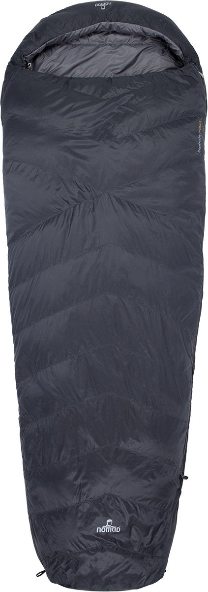  NOMAD® Taurus 400 Slaapzak | 210x80cm Grijs | Lichtgewicht &amp; Kwalitatief | Slaapzak | Incl Hoes