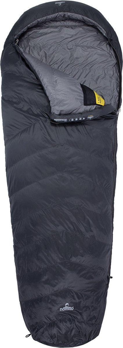  NOMAD® Taurus 400 Slaapzak | 210x80cm Grijs | Lichtgewicht &amp; Kwalitatief | Slaapzak | Incl Hoes