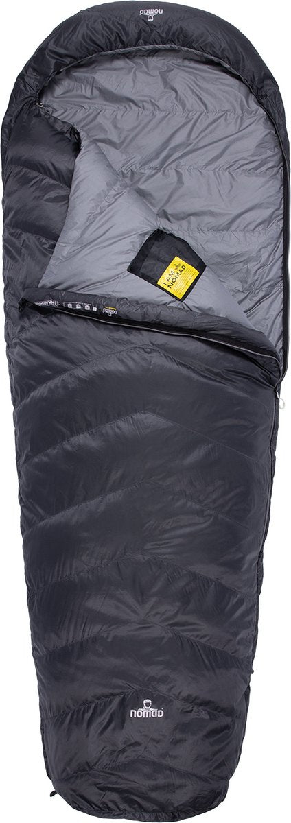  NOMAD® Taurus 250 Slaapzak | 210x80cm Grijs | Lichtgewicht &amp; Kwalitatief | Slaapzak | Incl Hoes