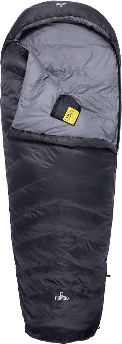  NOMAD® Taurus 400 Slaapzak | 210x80cm Grijs | Lichtgewicht &amp; Kwalitatief | Slaapzak | Incl Hoes