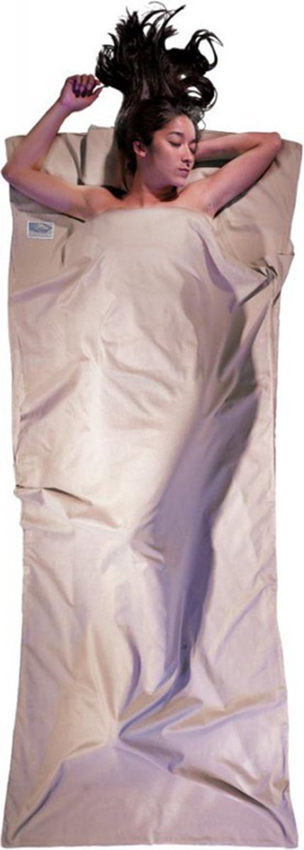  Cocoon Binnenslaapzak Mamo Travelsheet 220 X 88 Cm Katoen Wit