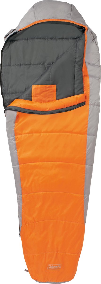  Coleman Silverton Comfort 150 Mummy Slaapzak - 223 X 81 X 55 Cm - Oranje/grijs