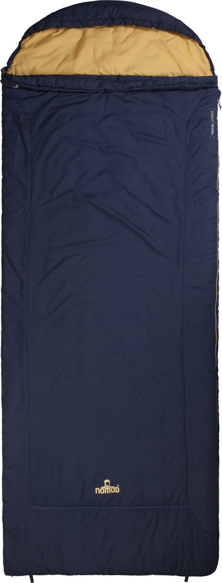 NOMAD® Aztec Comfort Slaapzak | 220x80cm Blauw | Lichtgewicht &amp; Kwalitatief | Dekenmodel Slaapzak | Incl Hoes