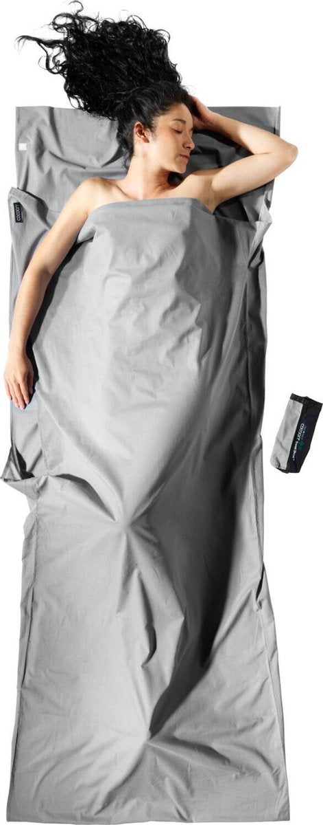  Cocoon Travelsheet InsectShield 100% Katoen - Safari Grey