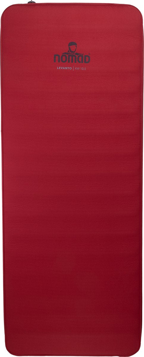  NOMAD® Levanto XW 10.0 Slaapmat | Zelfopblazende Mat Rood | 198x76x10cm | Lichtgewicht &amp; Kwalitatief | Incl Hoes