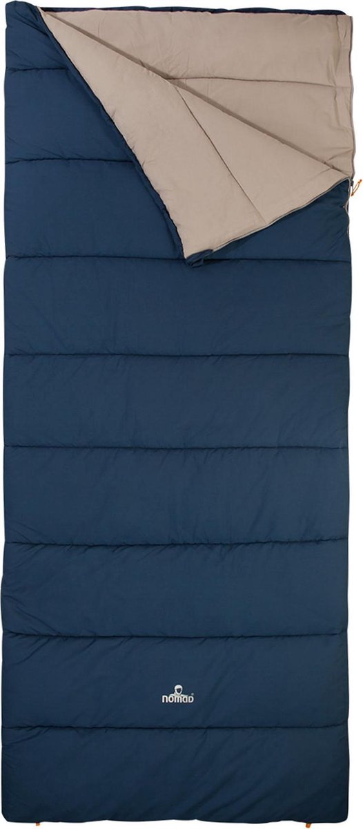  NOMAD® Brisbane XL Slaapzak | 220x90cm Blauw | Lichtgewicht &amp; Kwalitatief | Dekenmodel Slaapzak | Incl Hoes