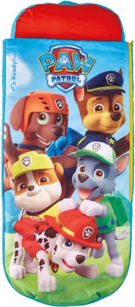  Paw Patrol ReadyBed Luchtbed + Slaapzak + Kussen - Blauw - 150x62x20