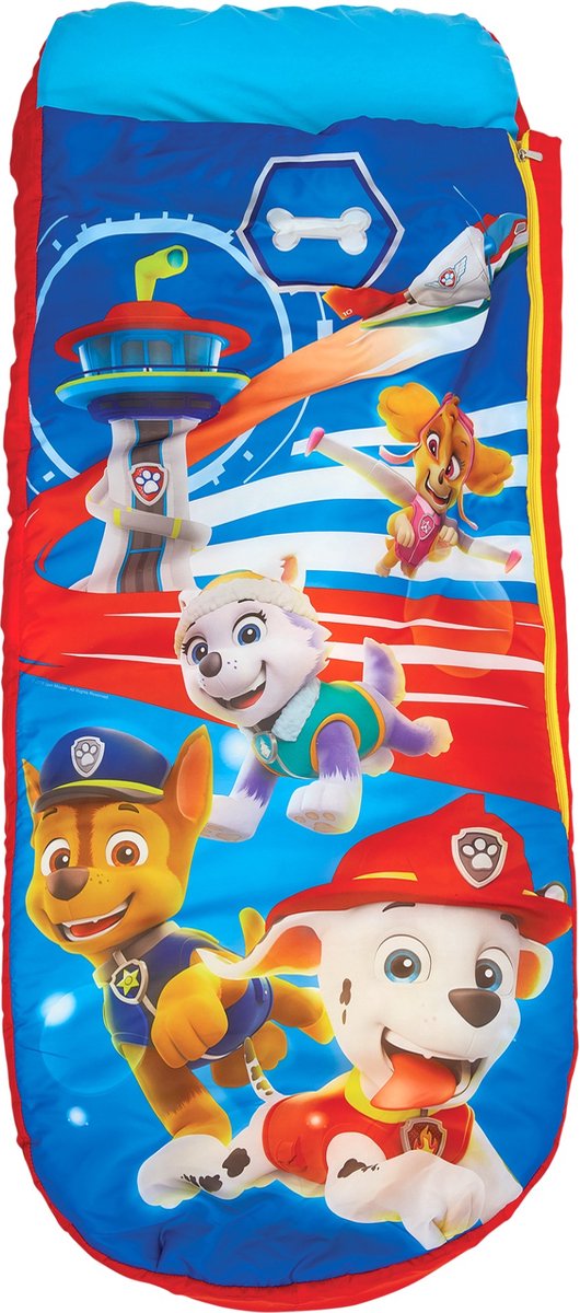  Paw Patrol Junior ReadyBed-2 In 1 Kids Sleeping Inflatable Air Bed In A Bag With A Pump, Polyester, Single