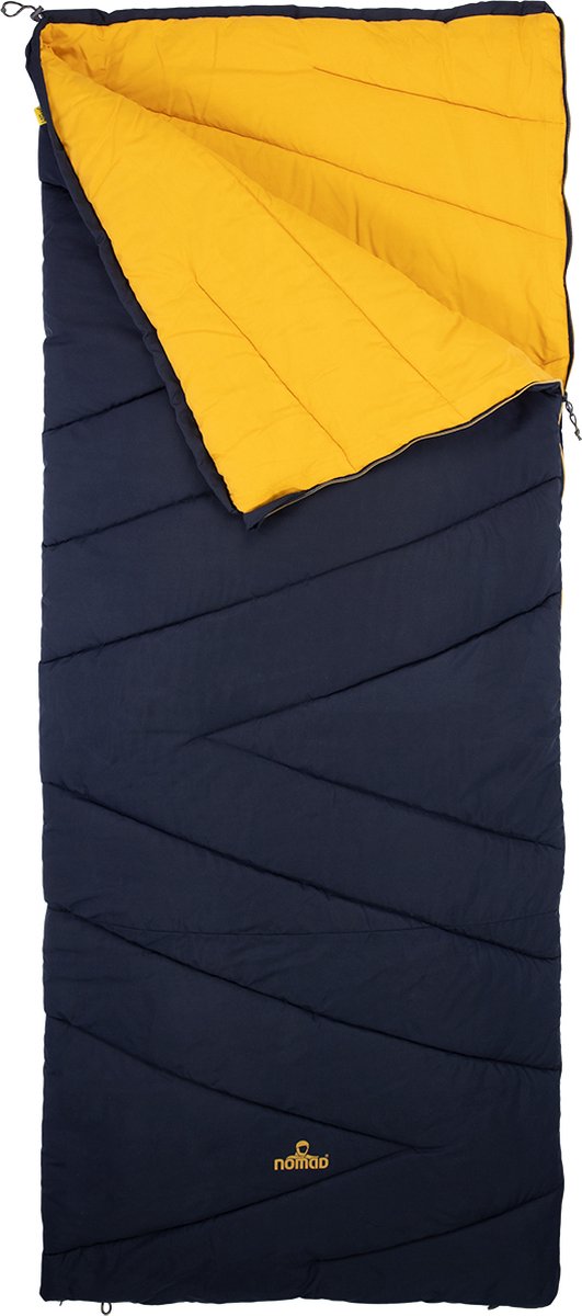  NOMAD® Bronco Slaapzak | 205x80cm Blauw | Lichtgewicht &amp; Kwalitatief | Slaapzak | Incl Hoes