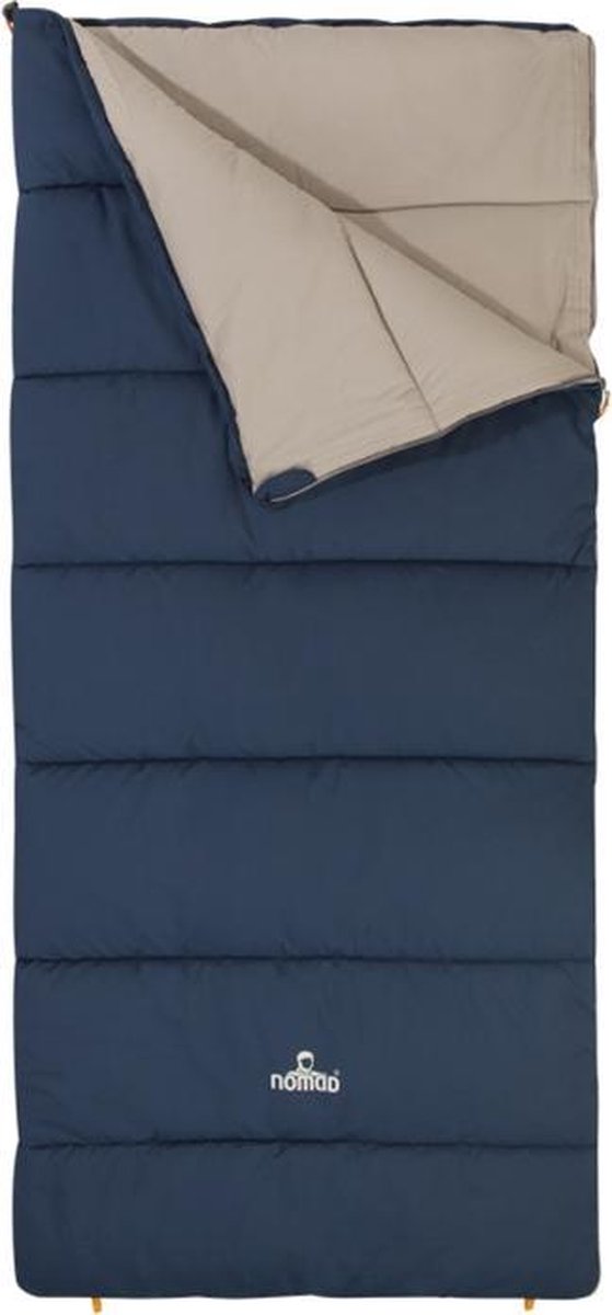  NOMAD® Brisbane Slaapzak | 205x80cm Blauw | Lichtgewicht &amp; Kwalitatief | Dekenmodel Slaapzak | Incl Hoes