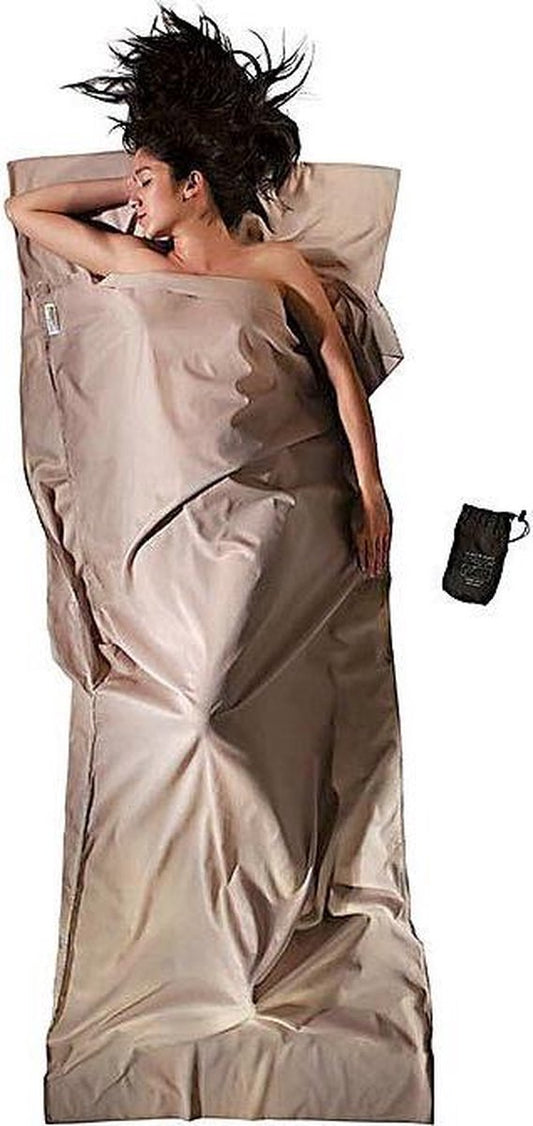  Cocoon TravelSheet - Lakenzak - Egyptisch Katoen - Beige