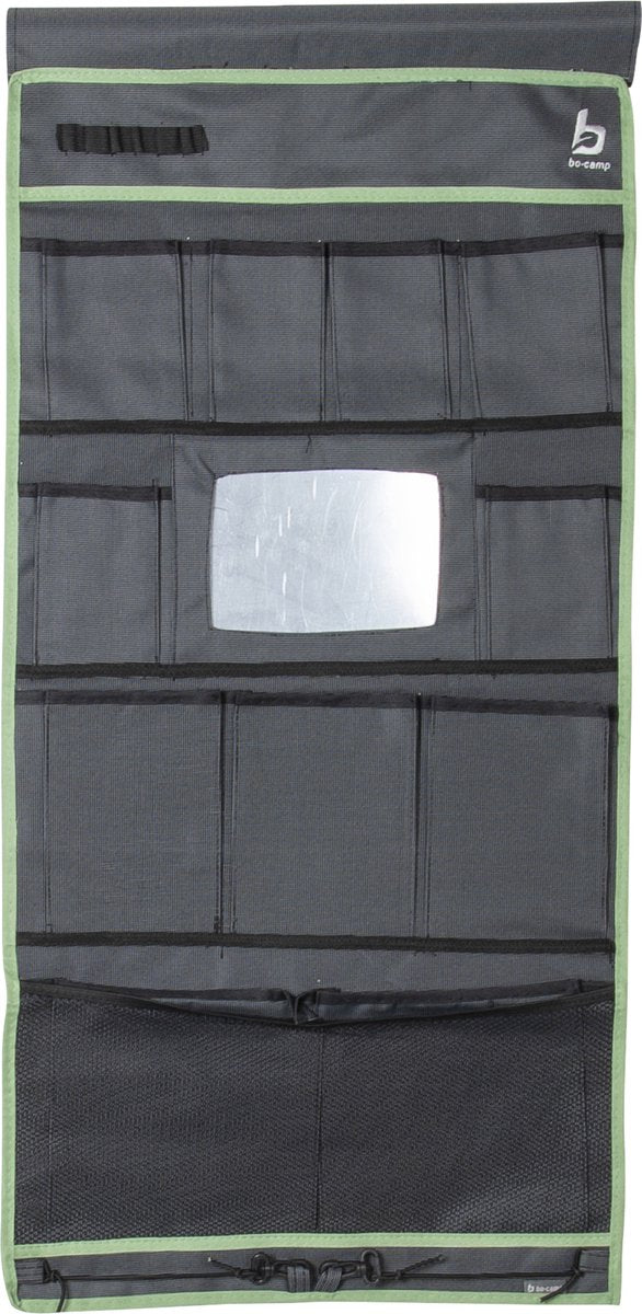  Bo-Camp - Tentorganizer - 12-vaks - Spiegel - 45x90cm - Grijs