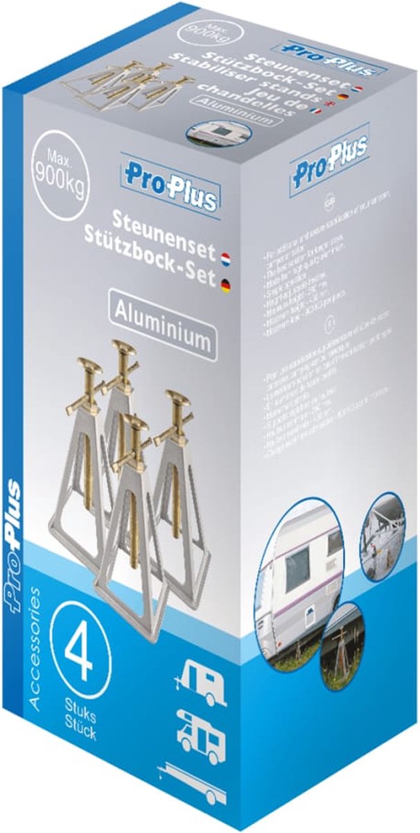  ProPlus Steunenset Aluminium 4 Stuks 360803