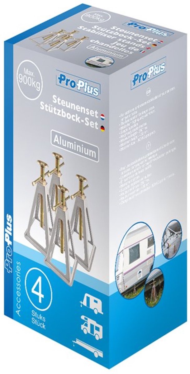  ProPlus Steunenset Aluminium 4 Stuks 360803