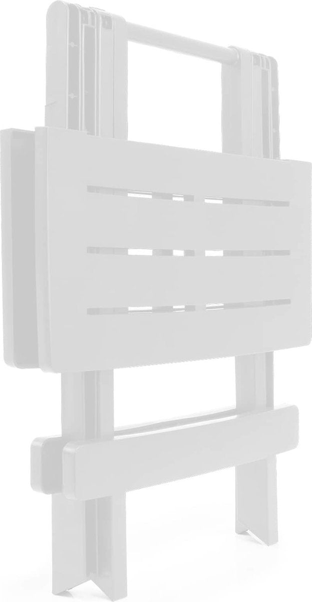 GENERIC Bijzettafel Adige Wit Kunststof 45x43x50cm